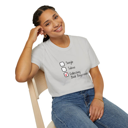 Collecting Book Boyfriends Cotton T-Shirt