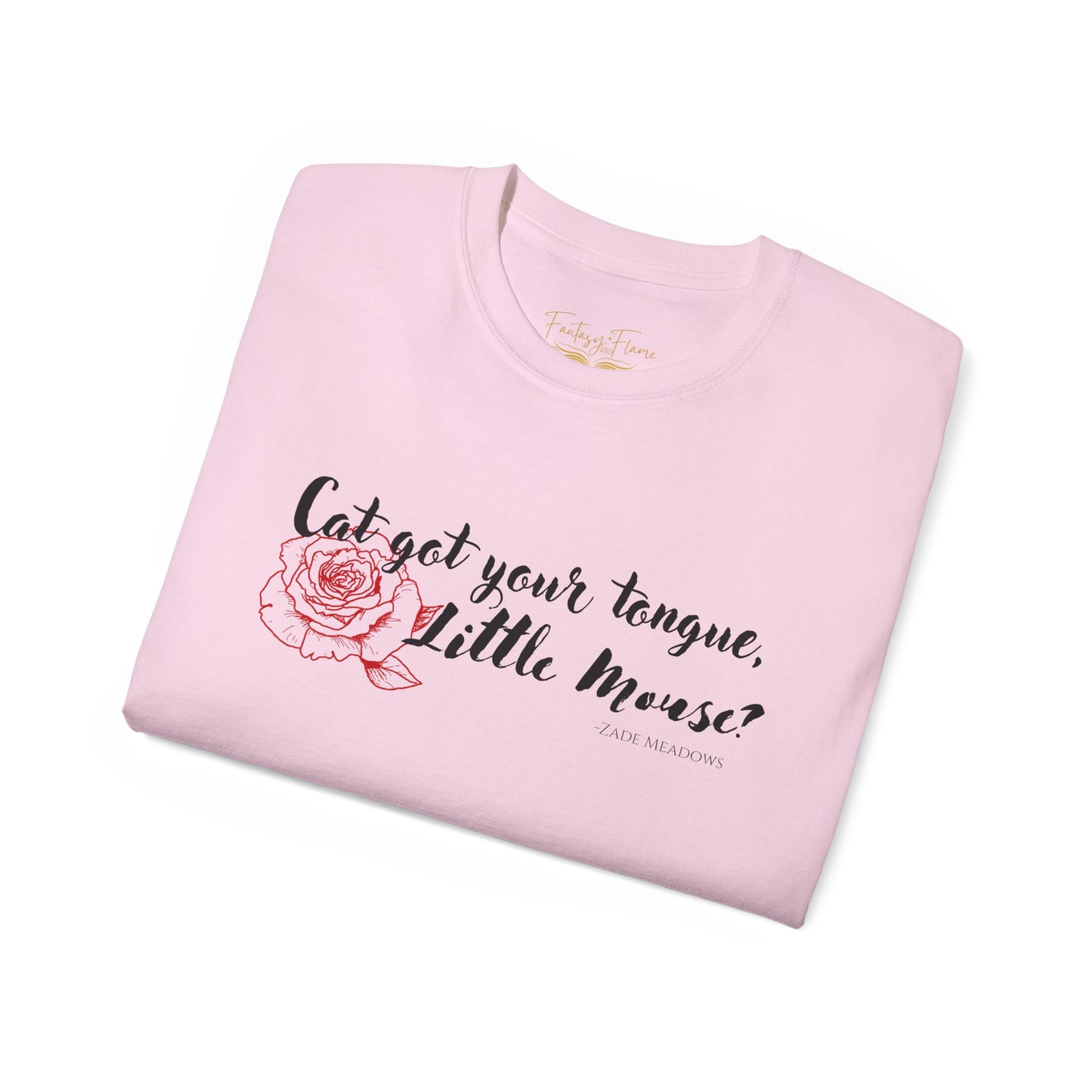 Cat Got Your Tongue Dark Cotton T-Shirt