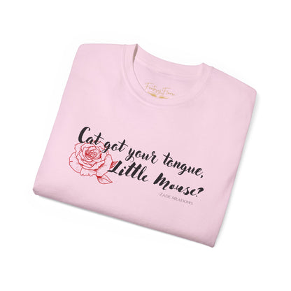 Cat Got Your Tongue Dark Cotton T-Shirt