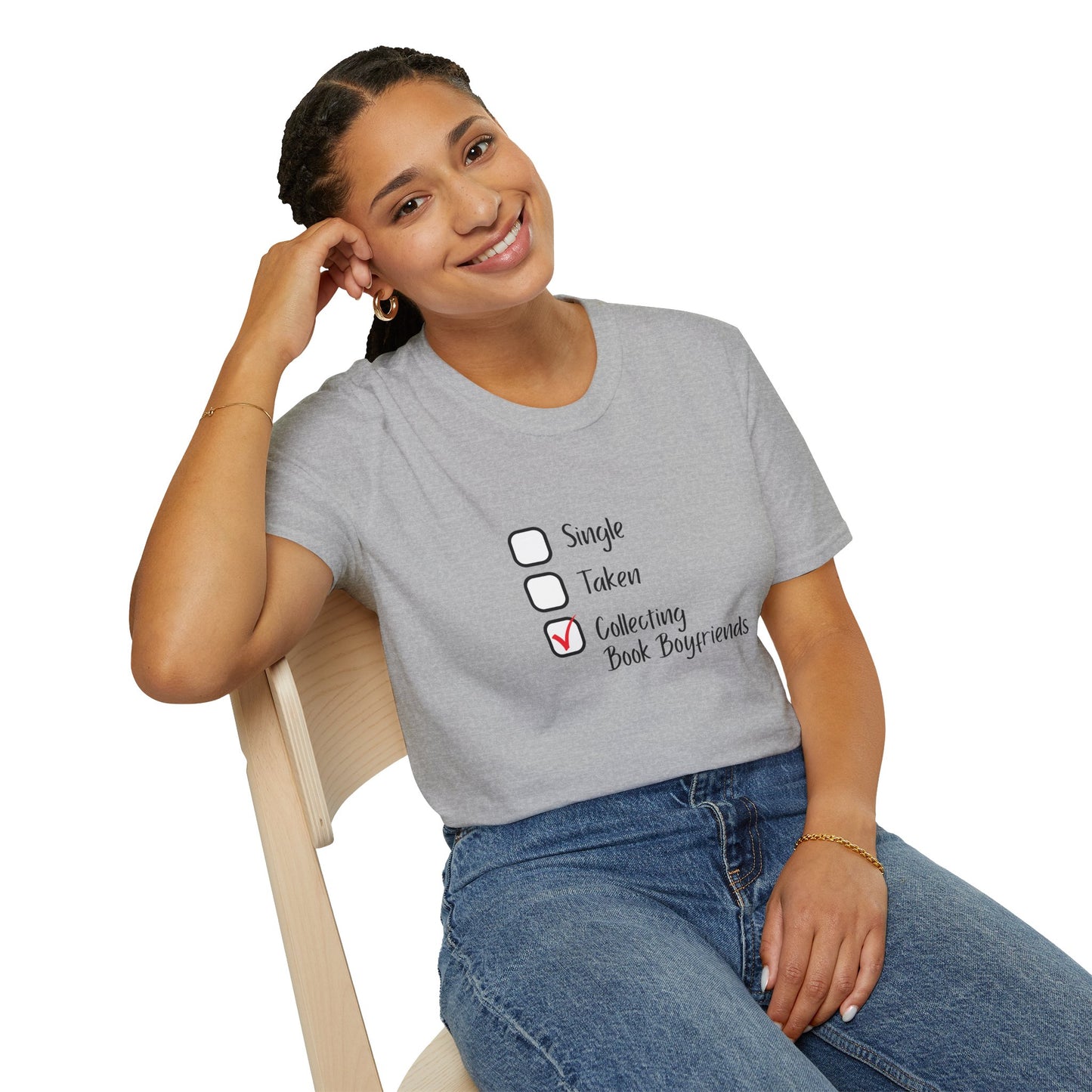 Collecting Book Boyfriends Cotton T-Shirt