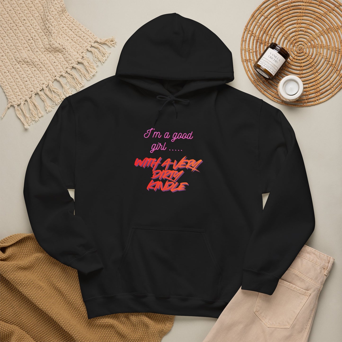 Good Girl Dirty Kindle Hoodie