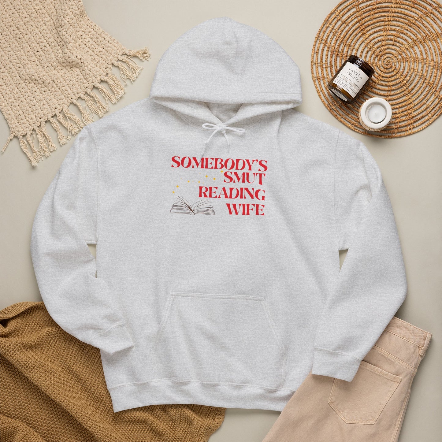 Somebody's Smut Reading Wife Hoodie