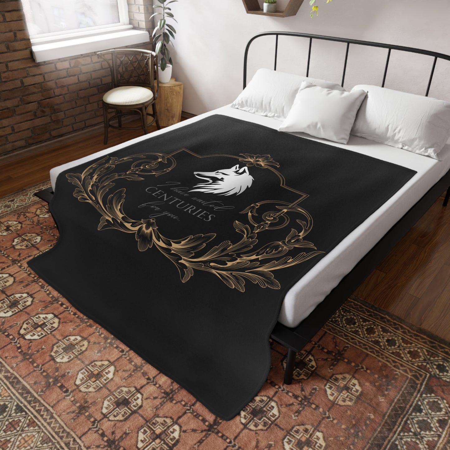 Officially Licensed Anassa Centuries Plush Fleece Blanket - Black