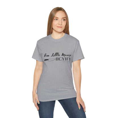 Run Little Mouse Light Cotton T-shirt