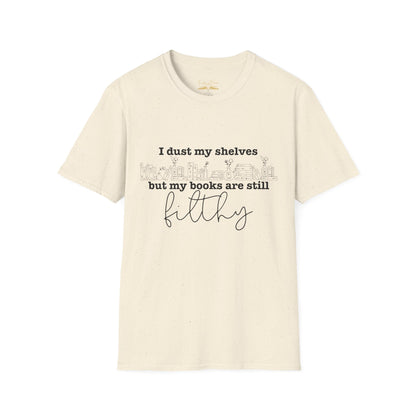 I Dust My Shelves Cotton T-Shirt