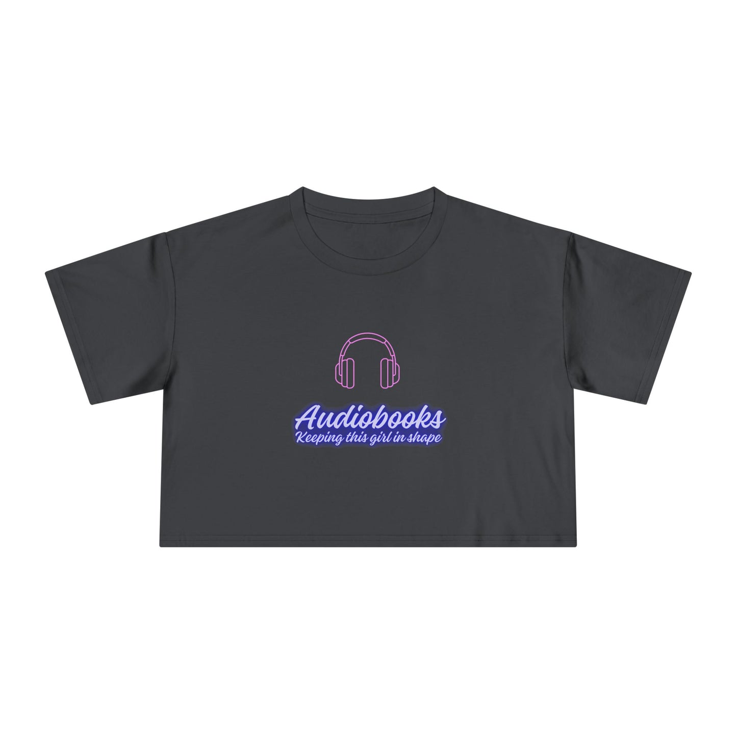 Audiobooks Crop Tee