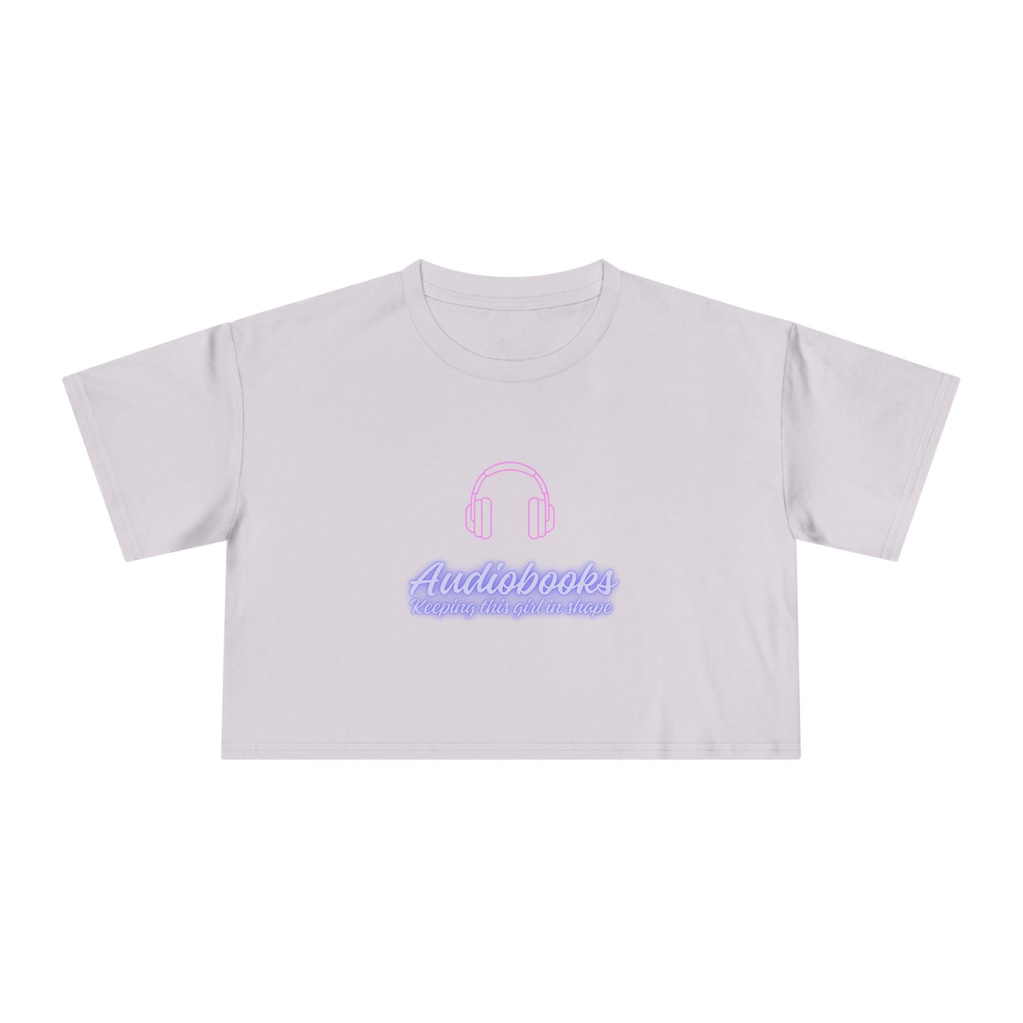 Audiobooks Crop Tee