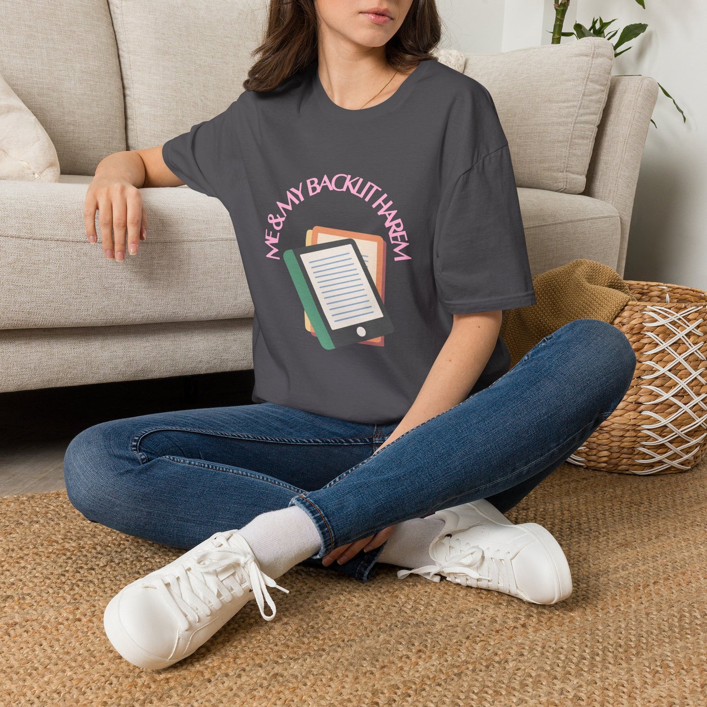 Backlit Harem Cotton T-Shirt