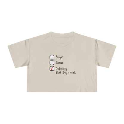 Collecting Book Boyfriends Crop Tee