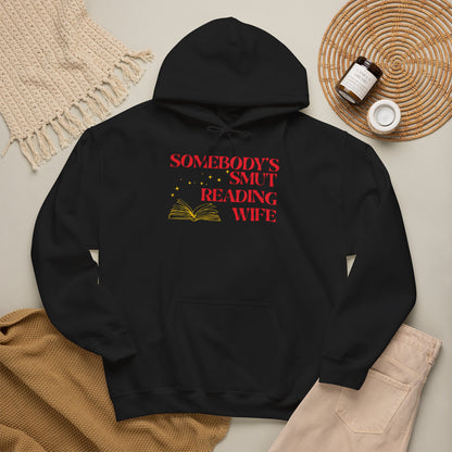 Somebody's Smut Reading Wife (yellow book) Hoodie