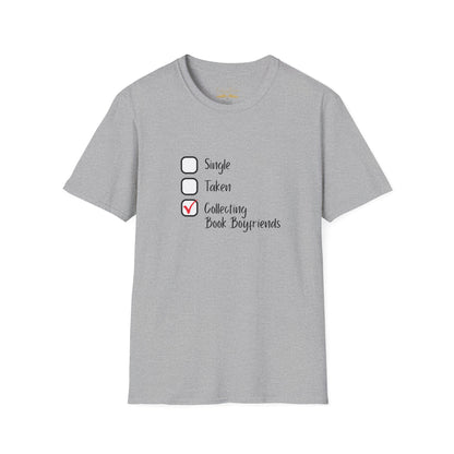 Collecting Book Boyfriends Cotton T-Shirt
