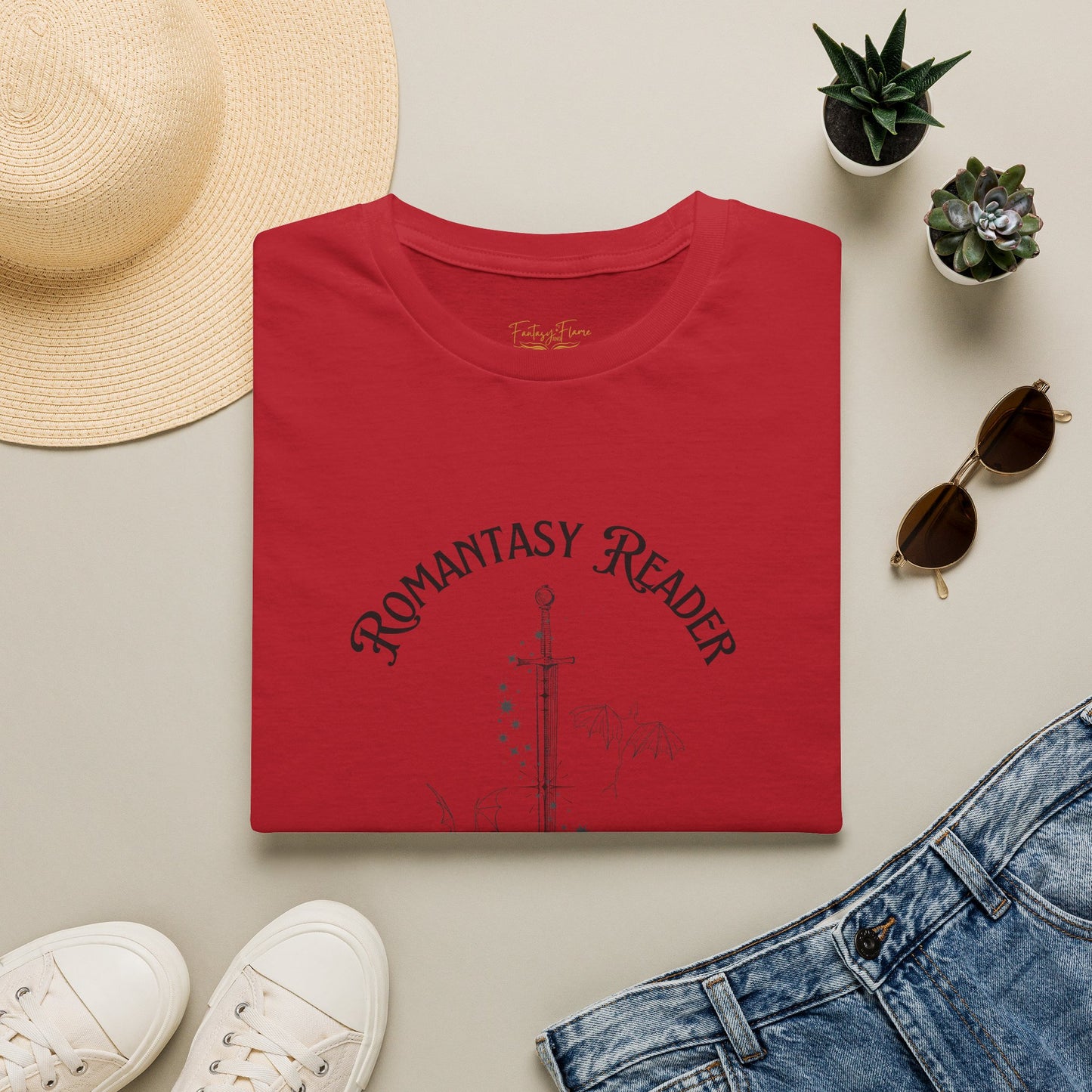 Romantasy Reader Cotton T-Shirt
