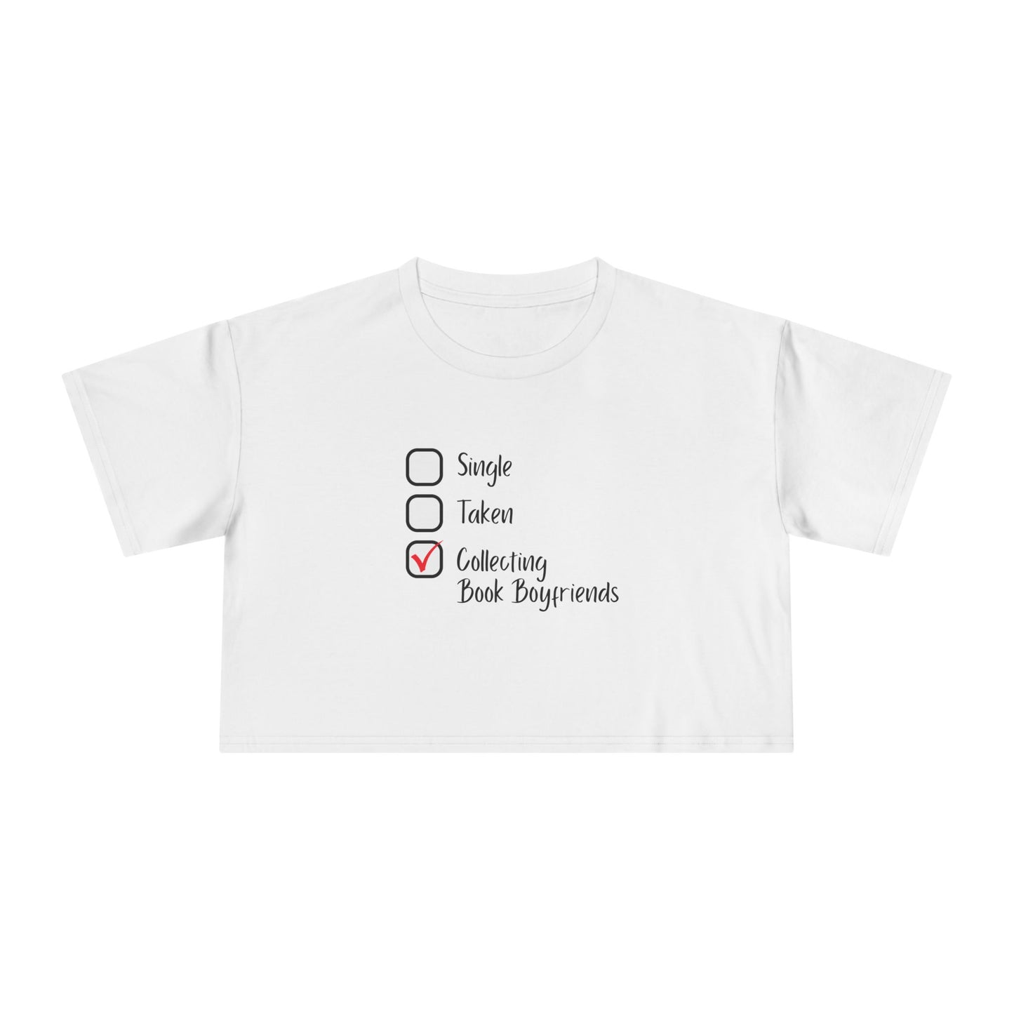 Collecting Book Boyfriends Crop Tee
