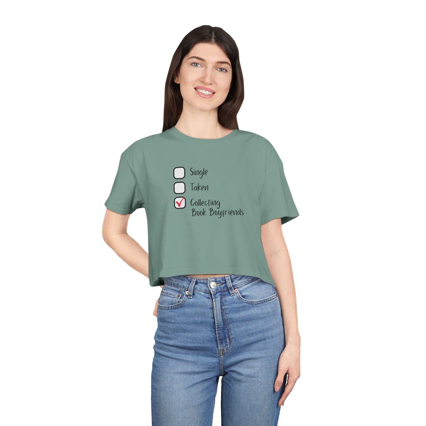 Collecting Book Boyfriends Crop Tee