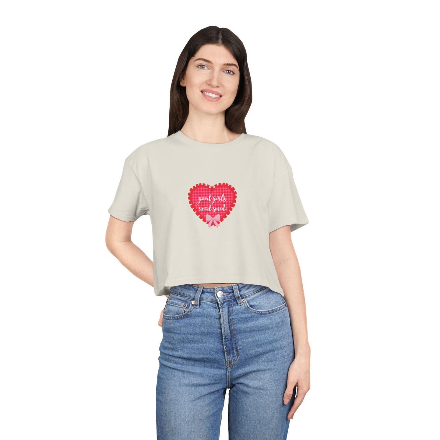 Good Girls Read Smut Crop Tee