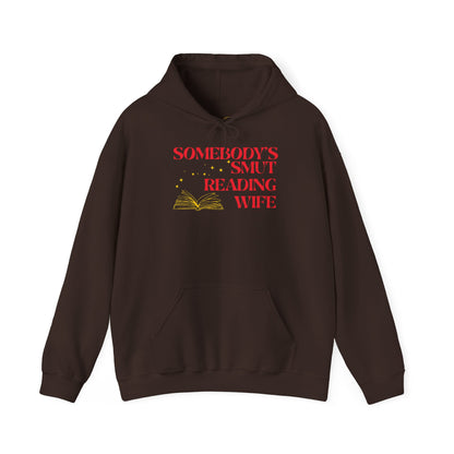 Somebody's Smut Reading Wife (yellow book) Hoodie