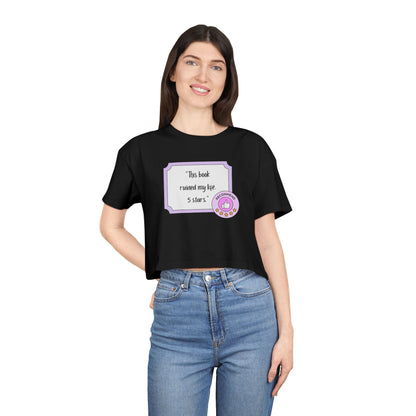 This Book Ruined My Life Crop Tee