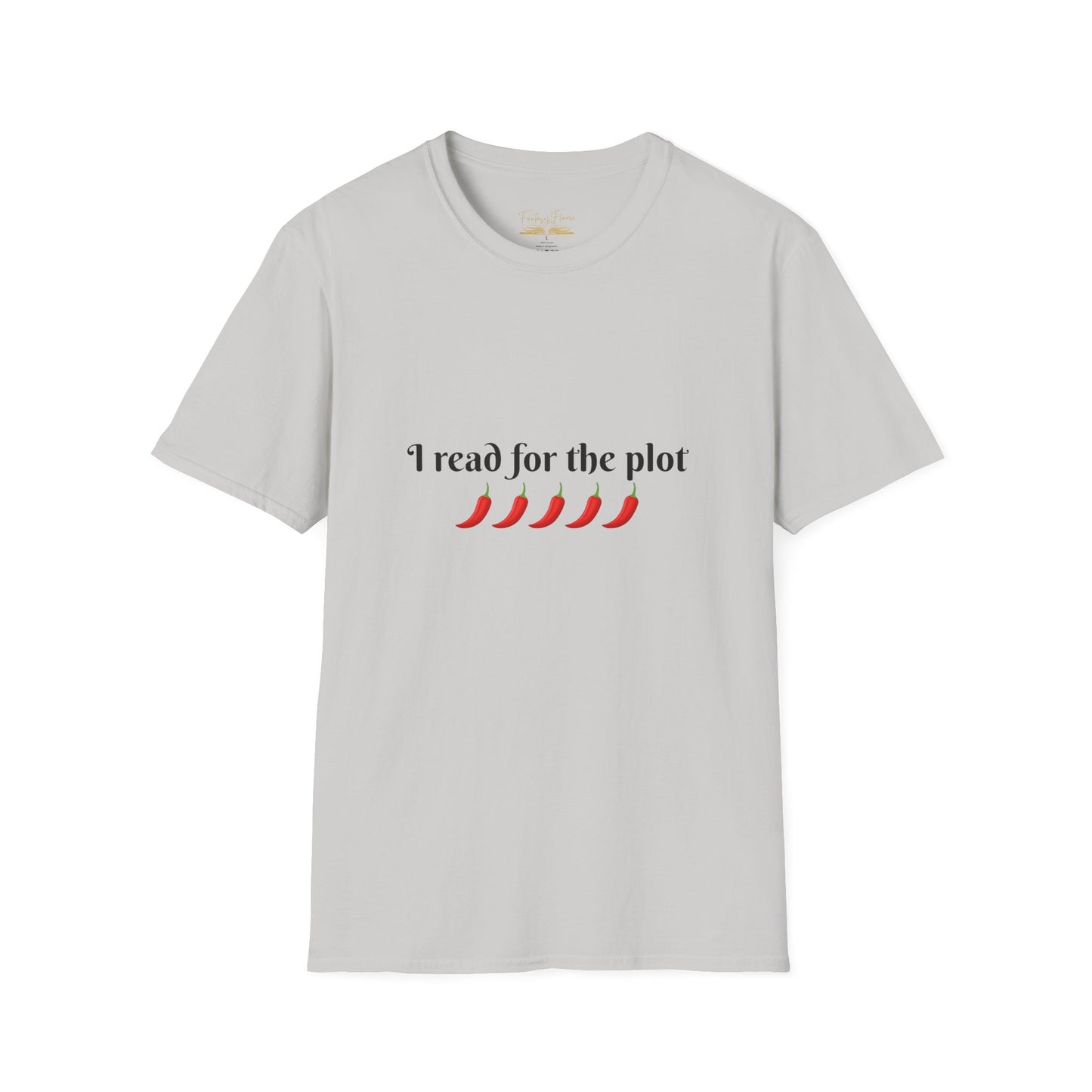 I Read For The Plot Cotton T-Shirt