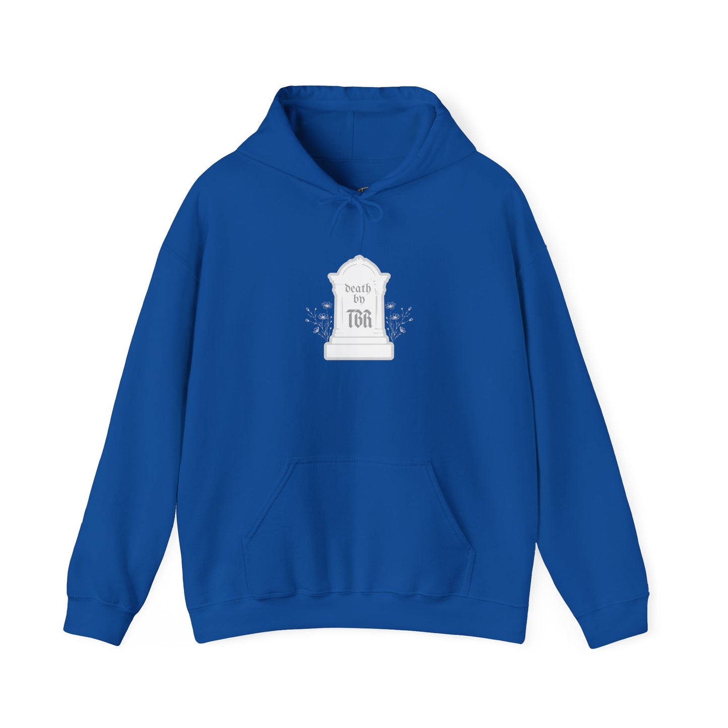 Death By TBR (white script) Hoodie