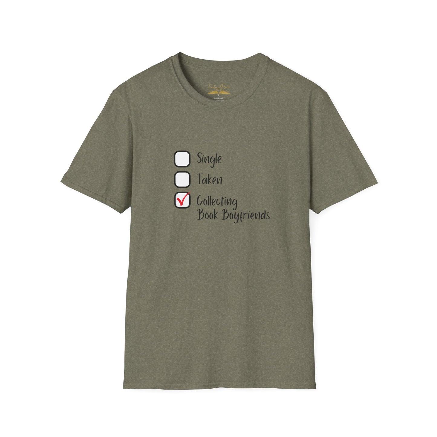 Collecting Book Boyfriends Cotton T-Shirt