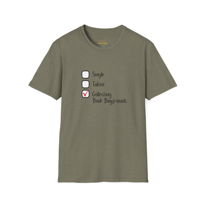 Collecting Book Boyfriends Cotton T-Shirt