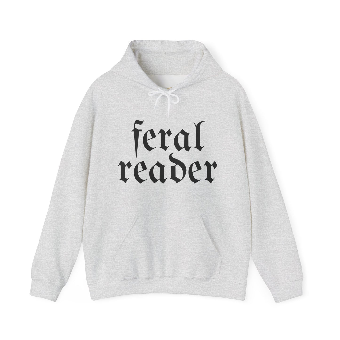 Feral Reader (black script) Hoodie