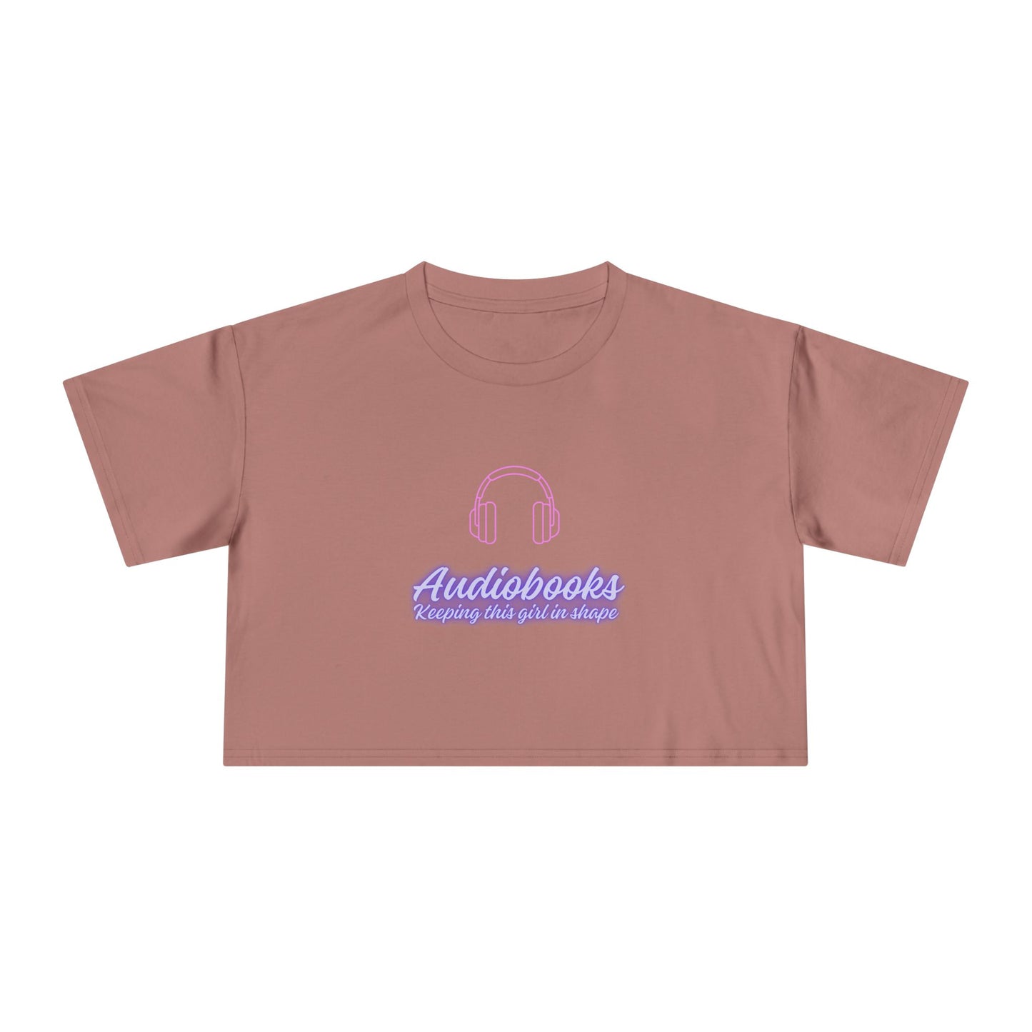 Audiobooks Crop Tee
