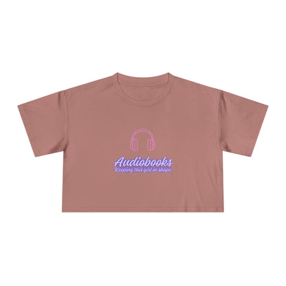 Audiobooks Crop Tee