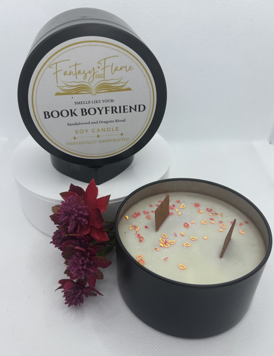 Book Boyfriend Candle 